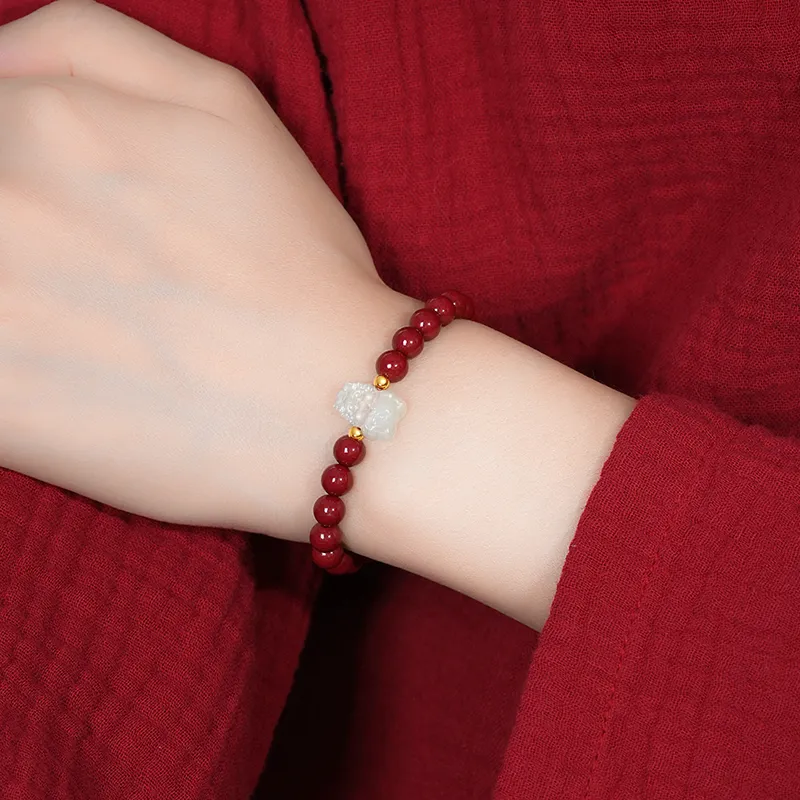 Drunk On The City Reconstructed Cinnabar Bracelets Unisex-2