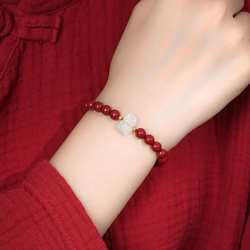 Drunk On The City Reconstructed Cinnabar Bracelets Unisex-1