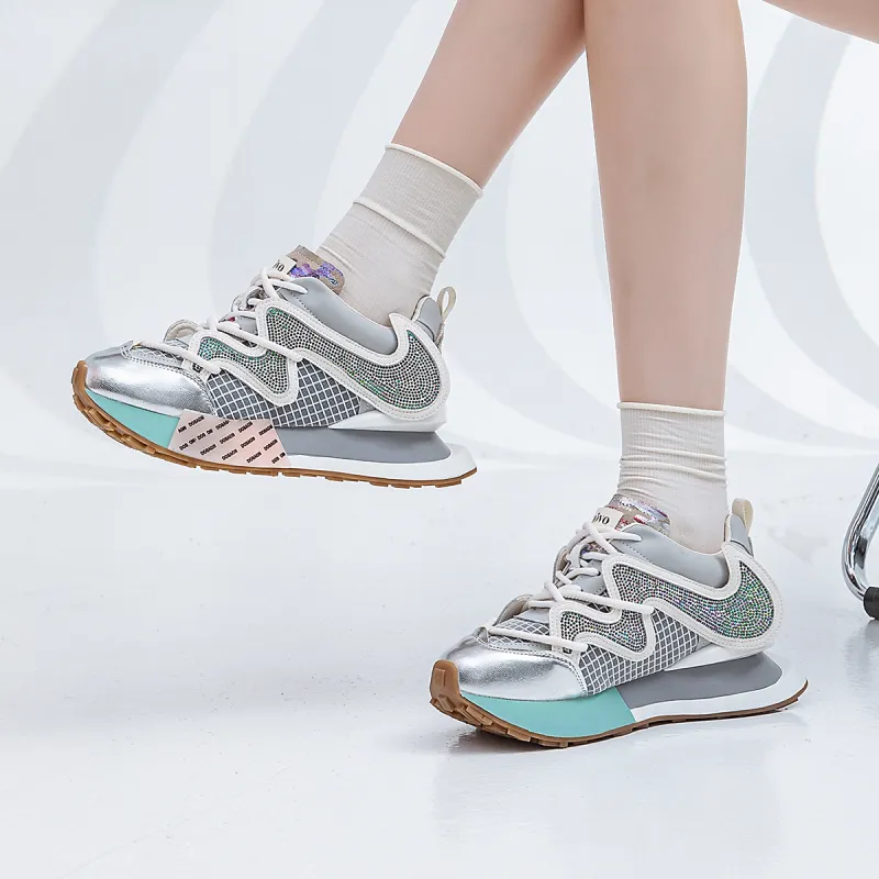 CHOVO Low-Top Chunky Sneakers Unisex-16
