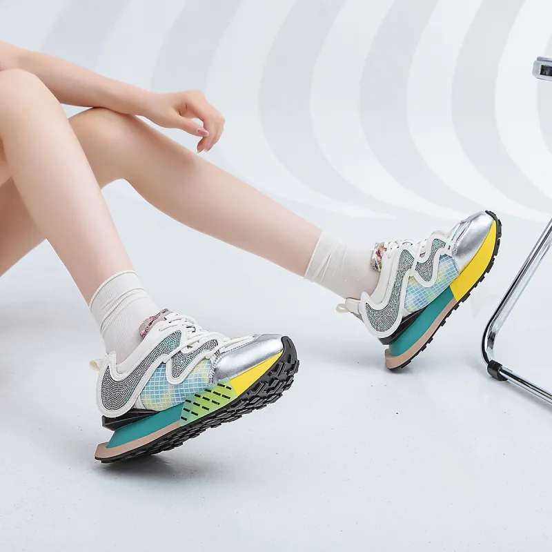 CHOVO Low-Top Chunky Sneakers Unisex-8