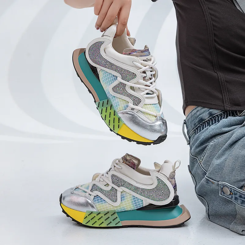 CHOVO Low-Top Chunky Sneakers Unisex-6