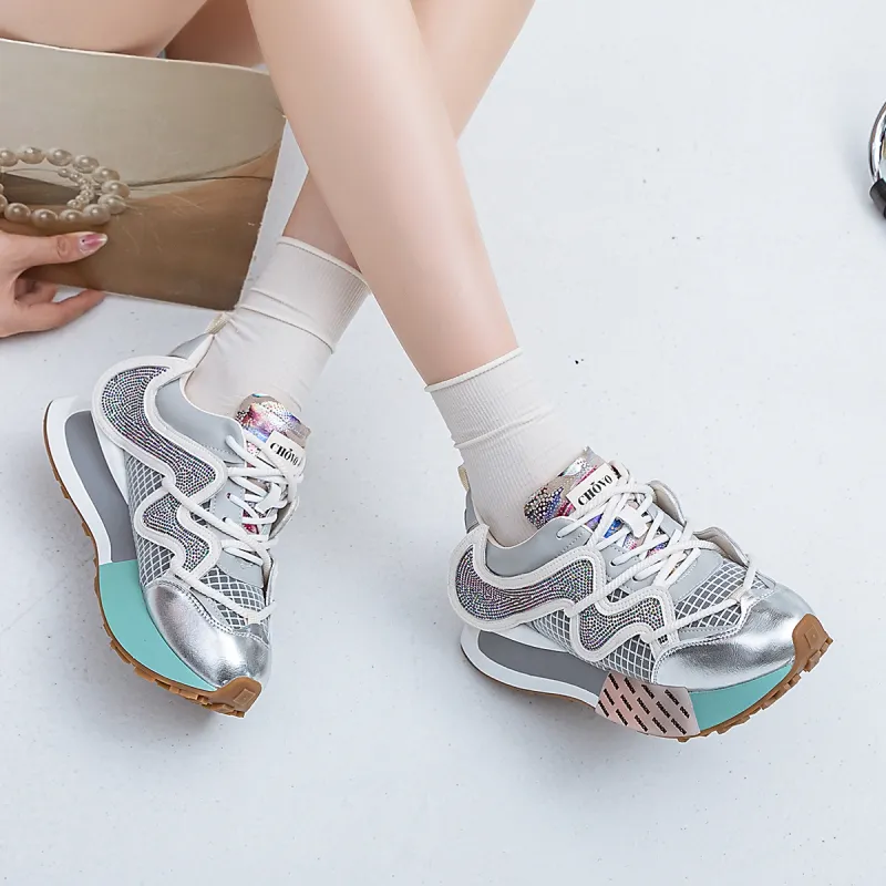 CHOVO Low-Top Chunky Sneakers Unisex-15
