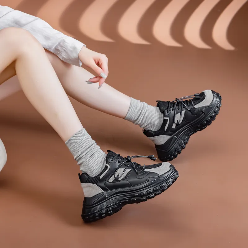 CHOVO Low Top Chunky Sneakers Women's-1