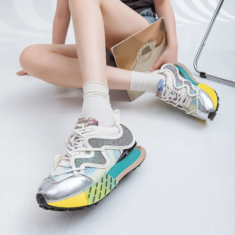 CHOVO Low-Top Chunky Sneakers Unisex-5