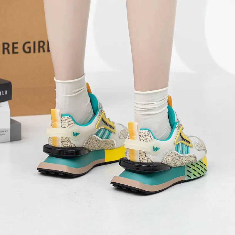 CHOVO Anti-Slip And Wear-Resistant Lightweight Height Increasing Low-Top Casual Shoes Unisex-14