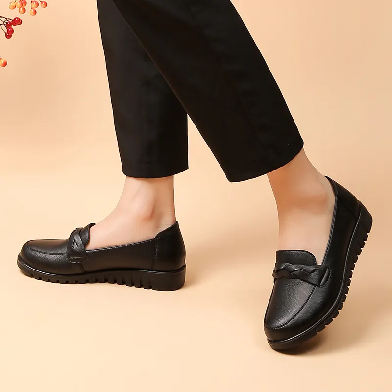 Captain Illy Casual Single Shoes Women's Black-4
