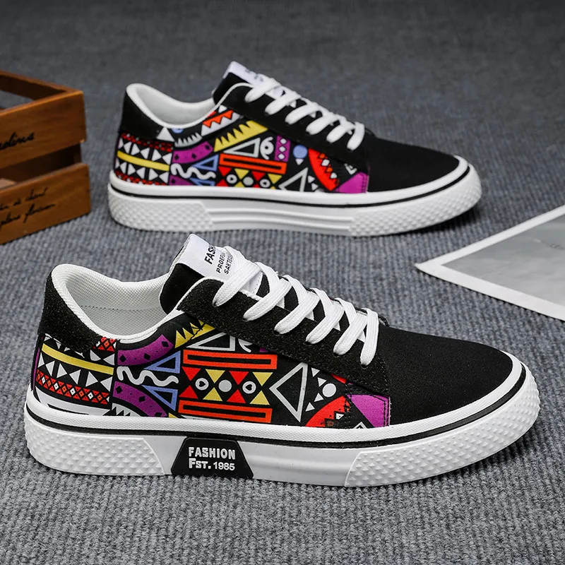 Captain Illy Low Top Casual Shoes Men's Black-3