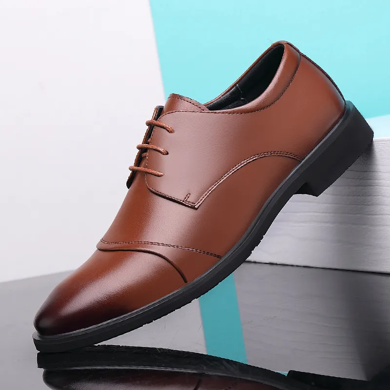 EGCHI Dress Shoes Men Low Top-6