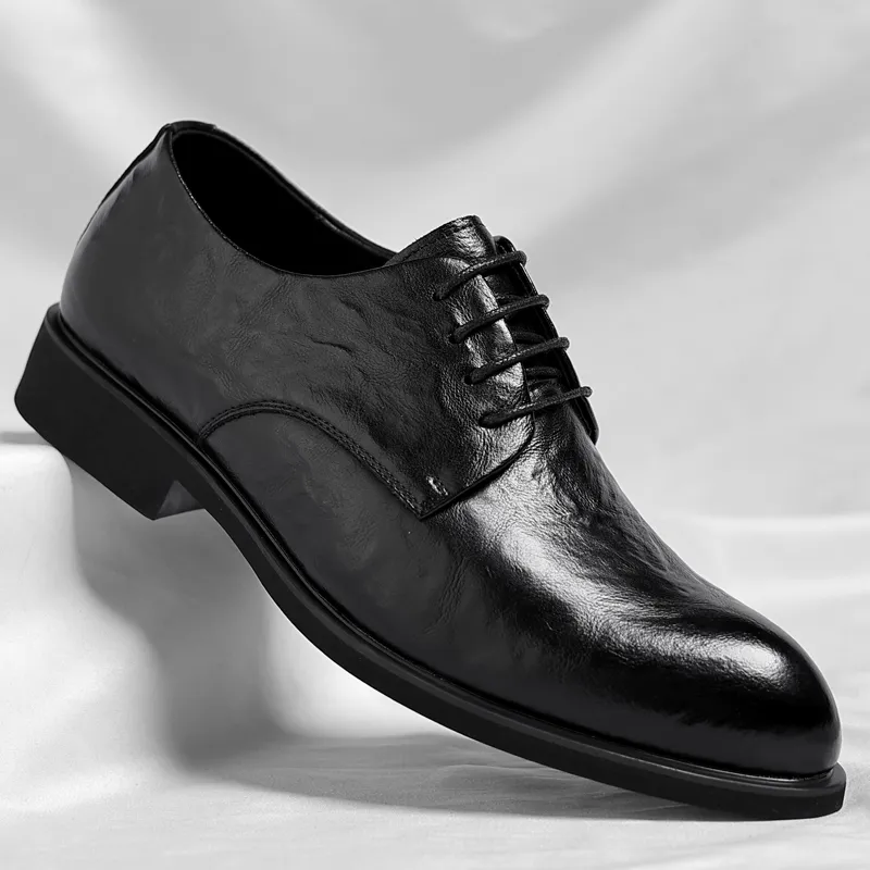 EGCHI Dress Shoes Men Low Top-2