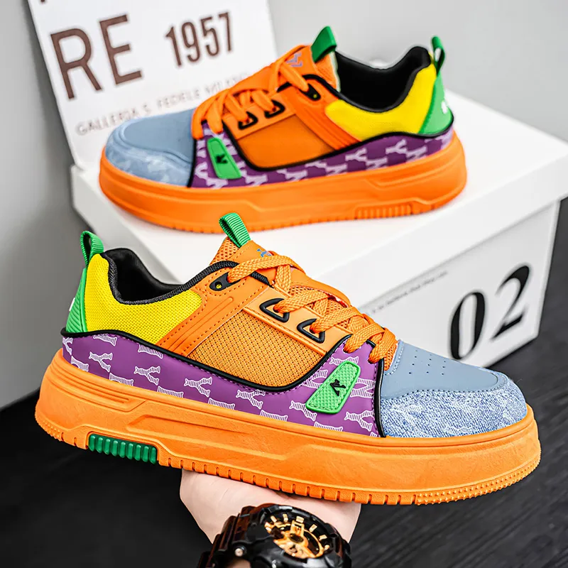 EGCHI Low Top Skateboard Shoes Men's-3