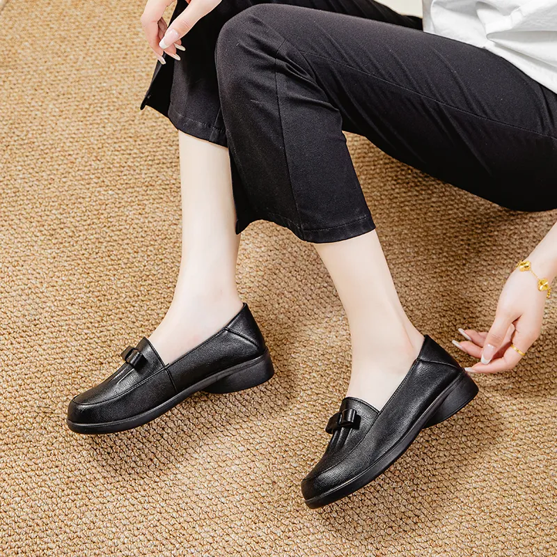 EGCHI Loafers Women's Black/Beige/Pink-6