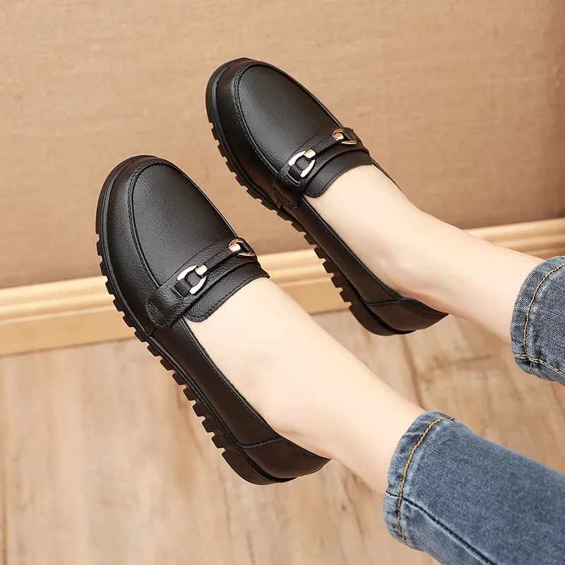 Captain Illy Casual Single Shoes Women's Black-3
