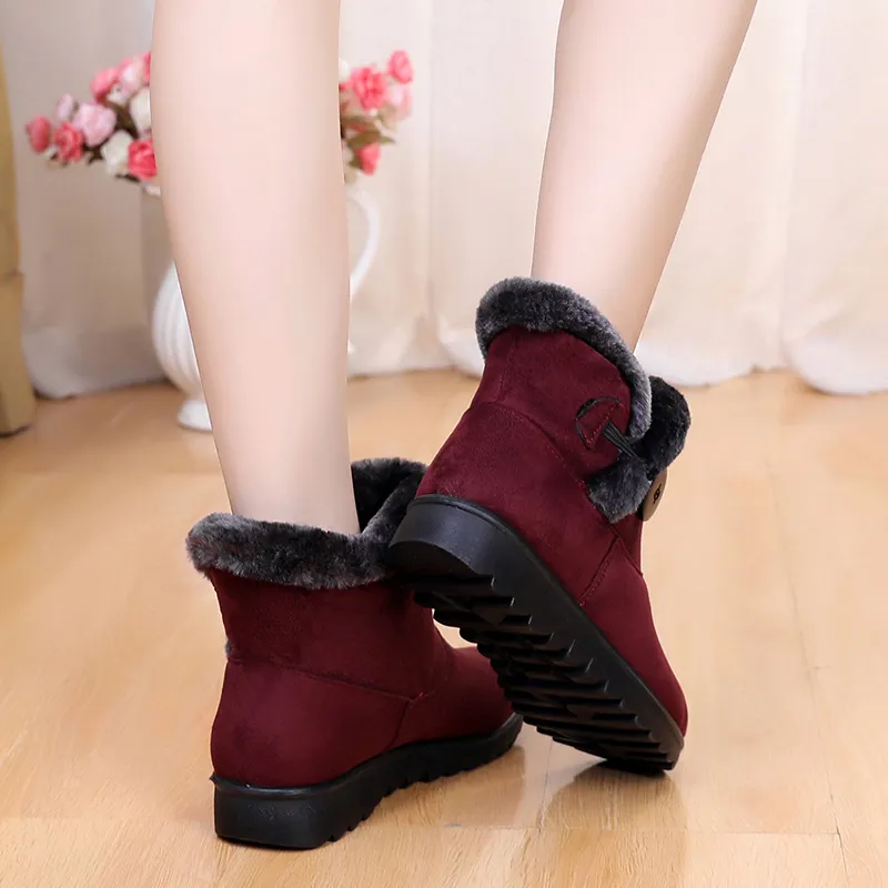 EGCHI Snow Boots Women's Black-18