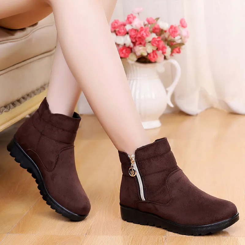EGCHI Warm Short Snow Boots Women's-6