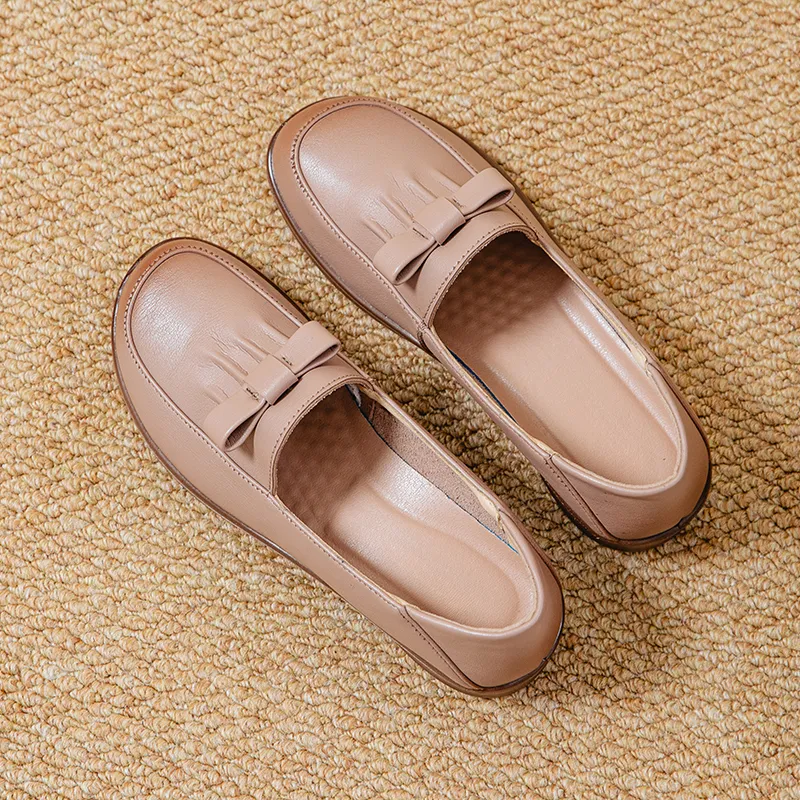 EGCHI Loafers Women's Black/Beige/Pink-15
