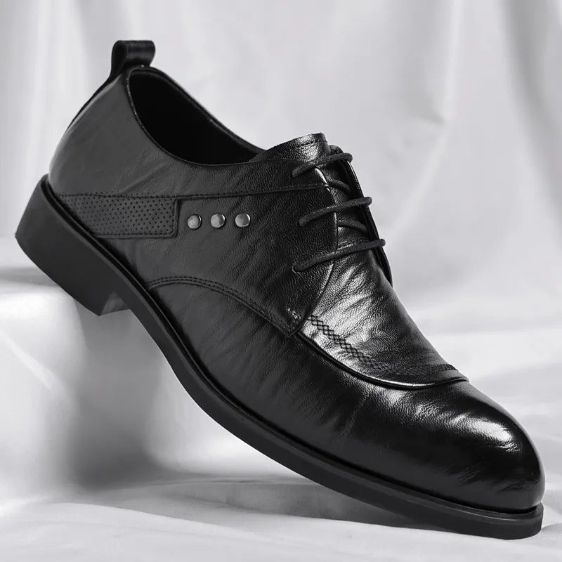 Captain illy Dress Shoes Men Low Top-5