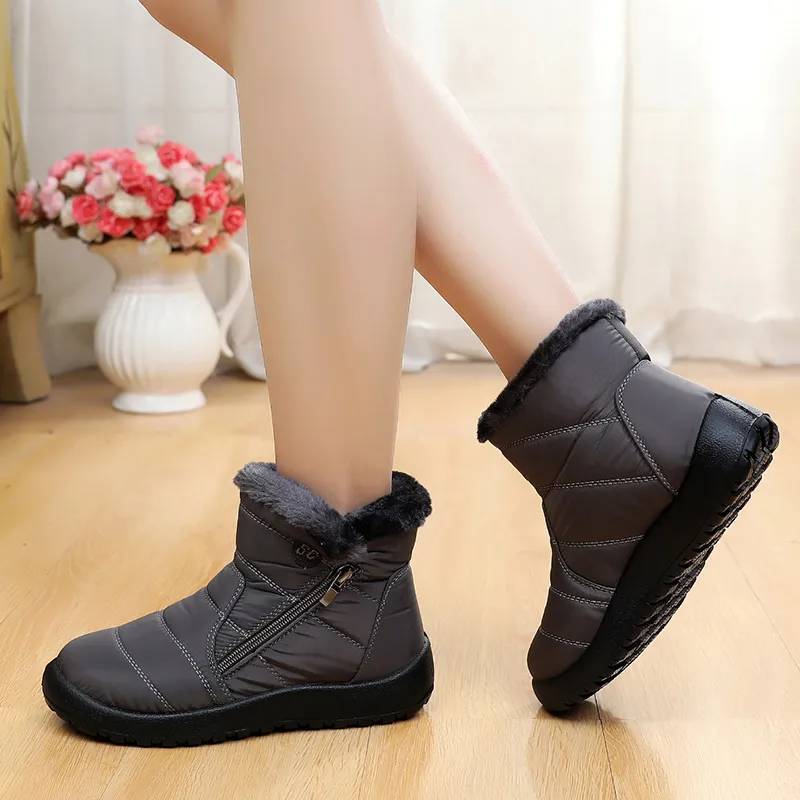 Captain Illy Warm Short Snow Boots Unisex-15