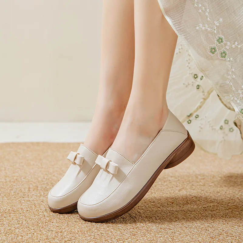 EGCHI Loafers Women's Black/Beige/Pink-8