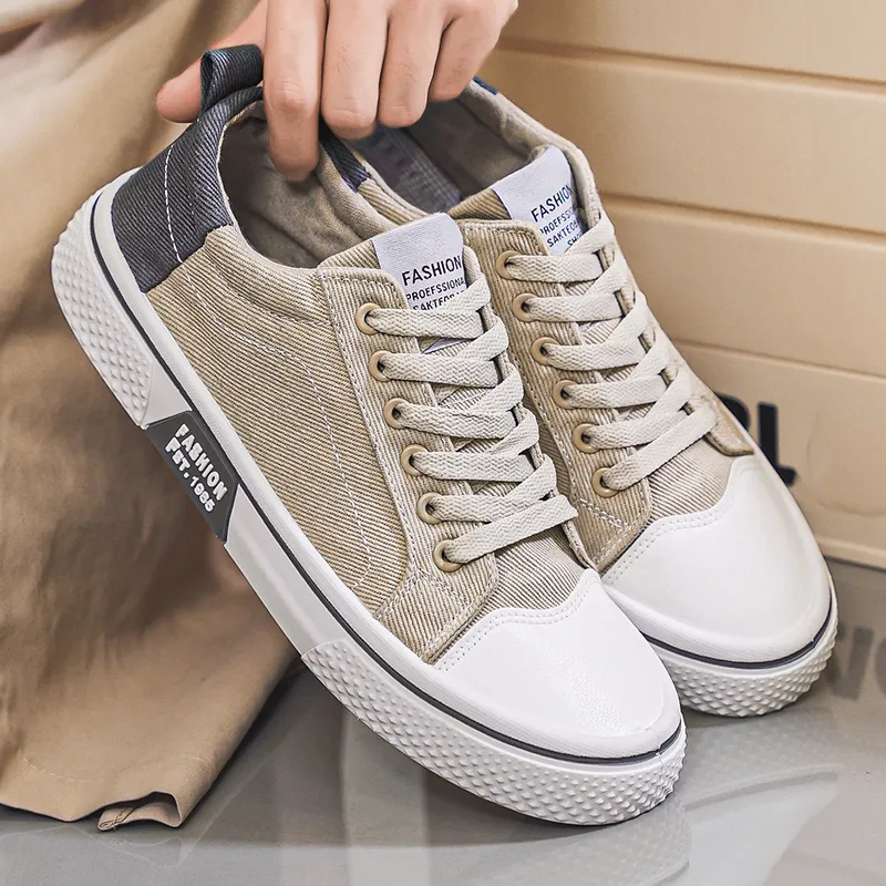 EGCHI Slip Resistant Low Top Skateboard Shoes Men's-1