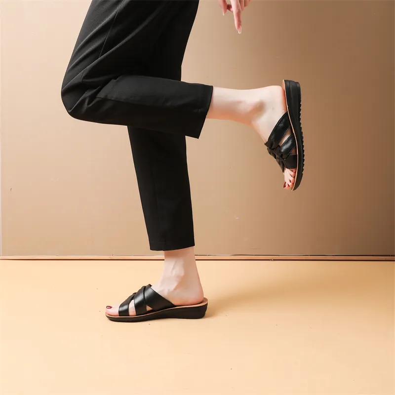 Captain Illy Rubber Sole Slide Slippers Women's-3