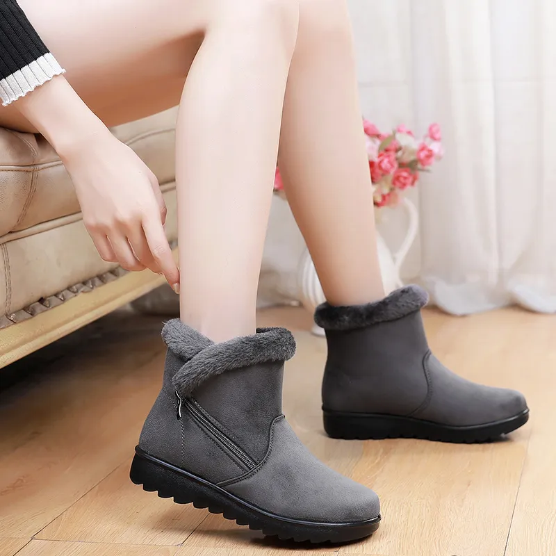 EGCHI Warm Short Snow Boots Unisex-13