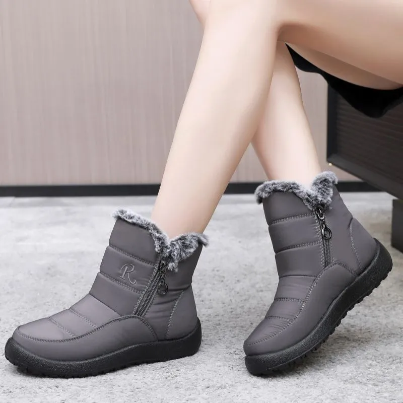 Captain Illy Warm And Wear-Resistant Short Snow Boots Unisex-15