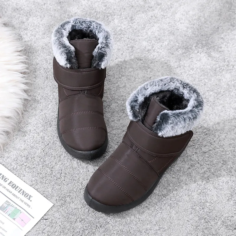 EGCHI Warm Short Snow Boots Women's-15