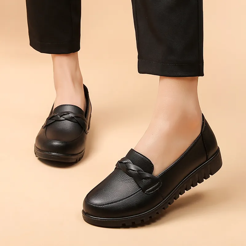 Captain Illy Casual Single Shoes Women's Black-3