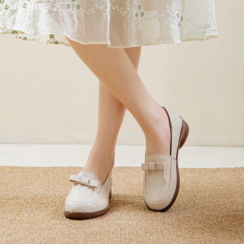 EGCHI Loafers Women's Black/Beige/Pink-9