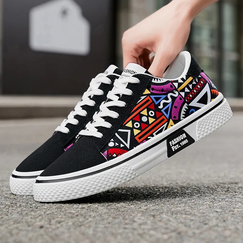 Captain Illy Low Top Casual Shoes Men's Black-6