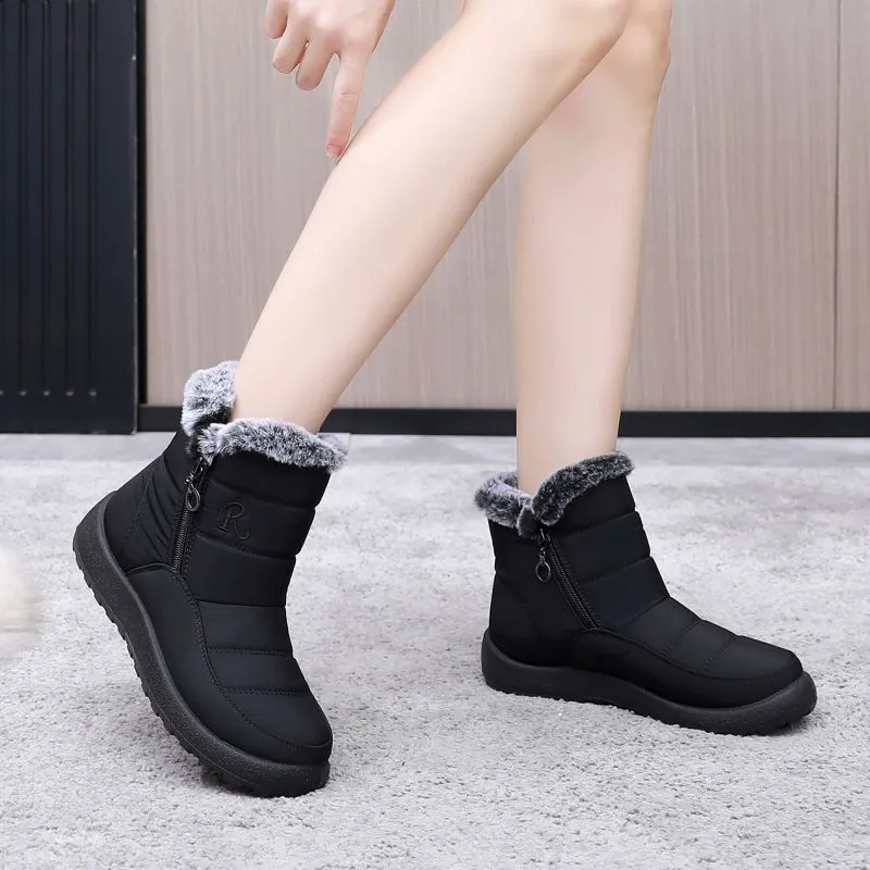 Captain Illy Warm And Wear-Resistant Short Snow Boots Unisex-6