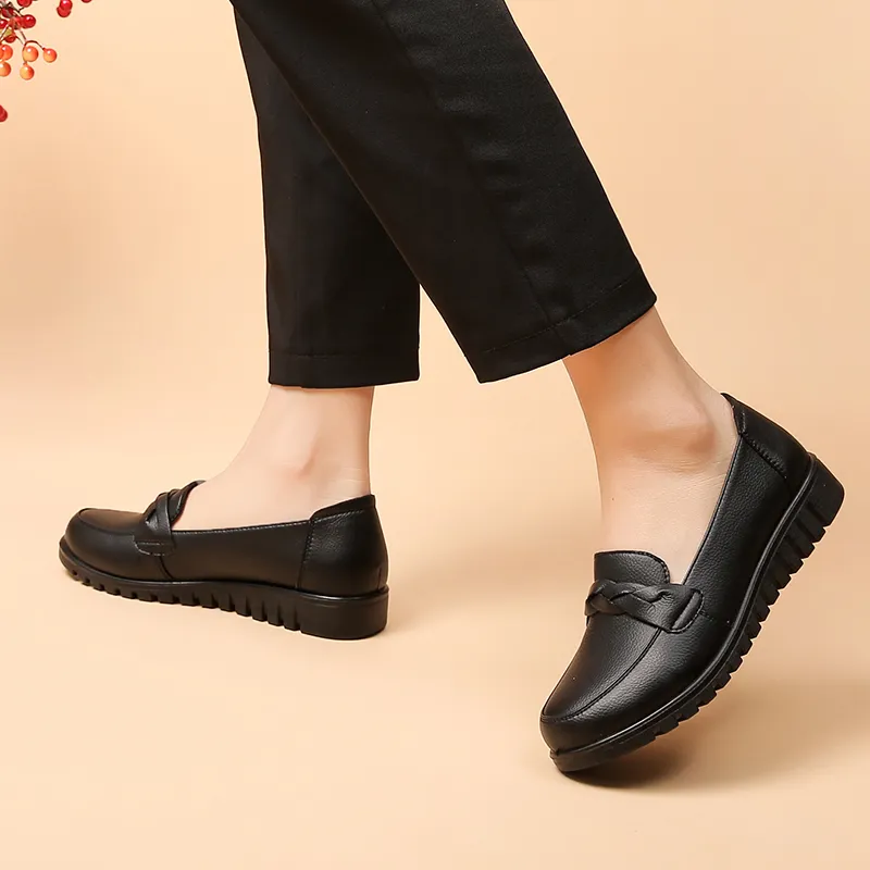 Captain Illy Casual Single Shoes Women's Black-6