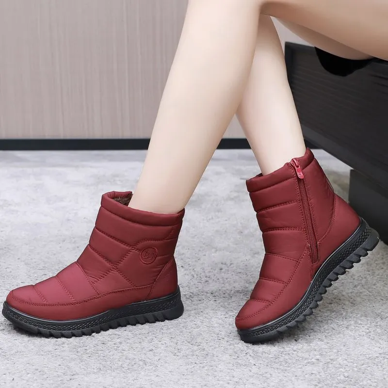 EGCHI Warm Short Snow Boots Women's-4