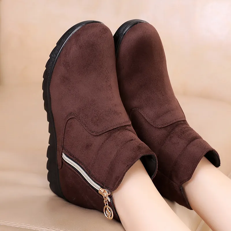 EGCHI Warm Short Snow Boots Women's-5