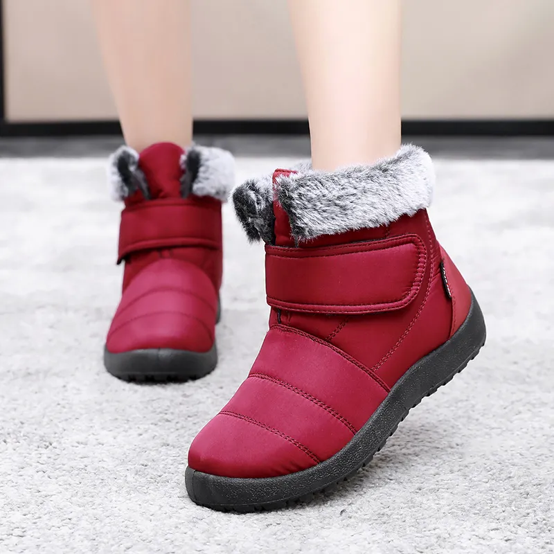 EGCHI Warm Short Snow Boots Women's-17