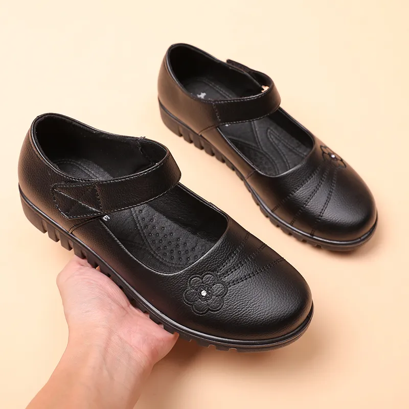 EGCHI Casual Single Shoes Women's Black-4