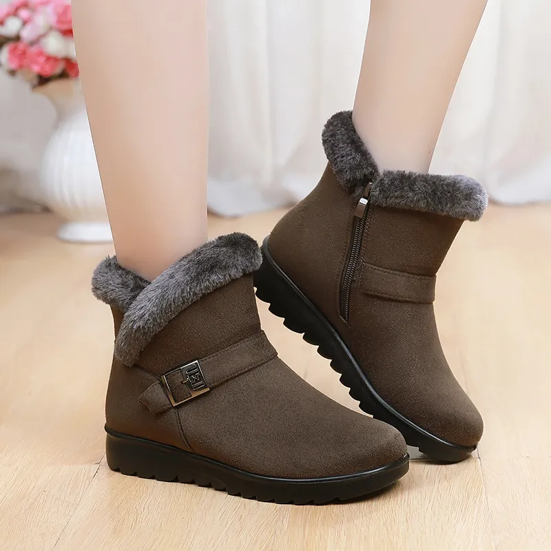 EGCHI Snow Boots Women's Black-20