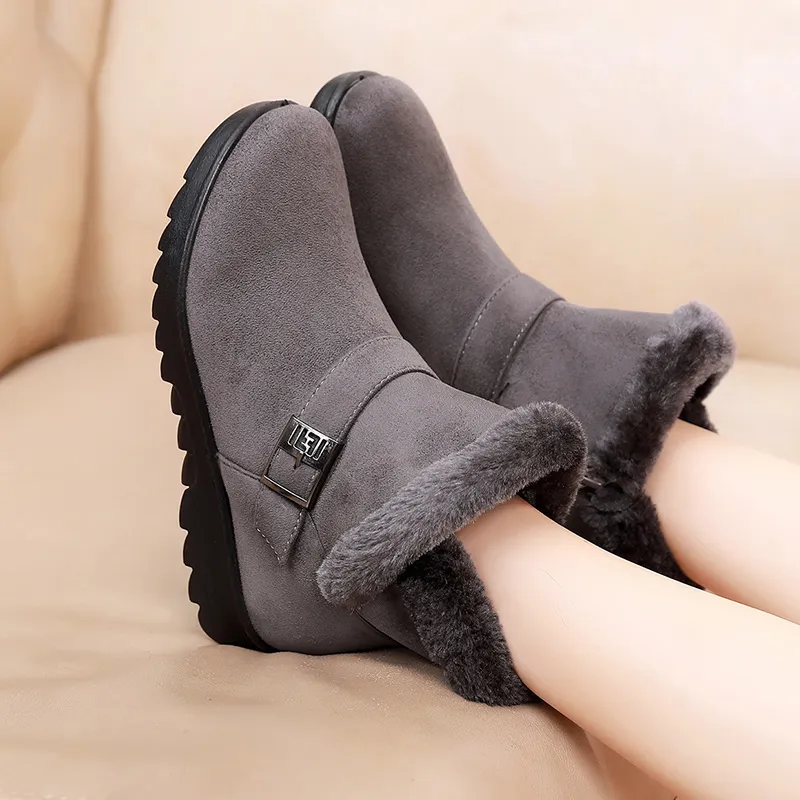 EGCHI Snow Boots Women's Black-9