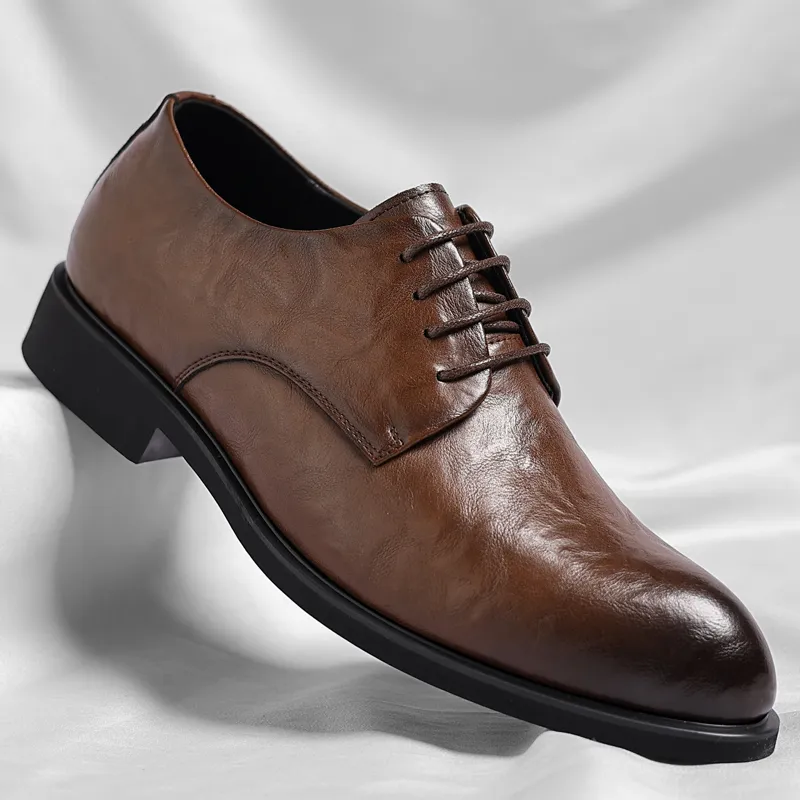 EGCHI Dress Shoes Men Low Top-9