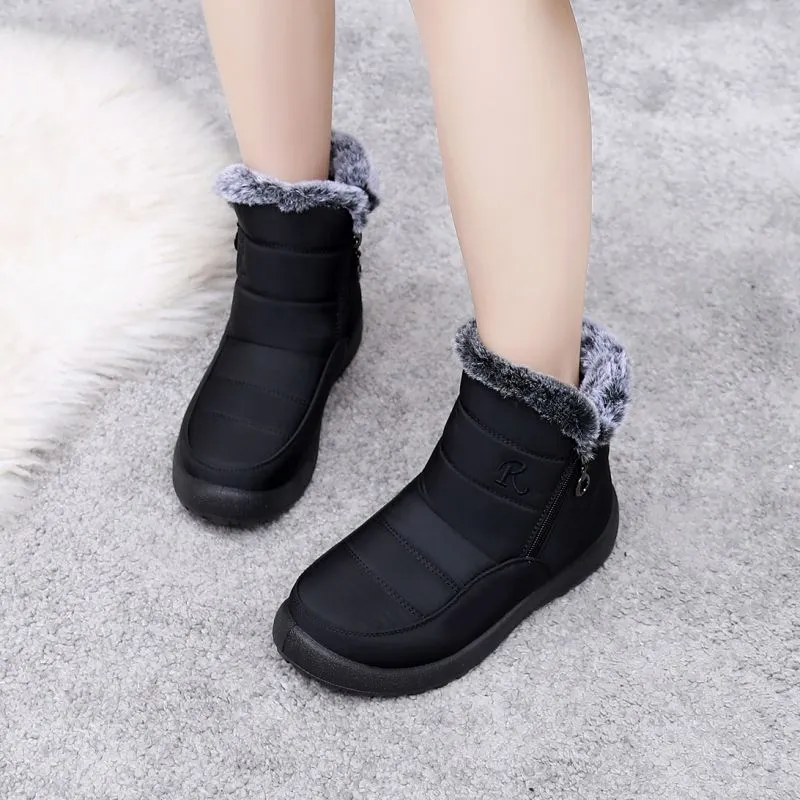 Captain Illy Warm And Wear-Resistant Short Snow Boots Unisex-7