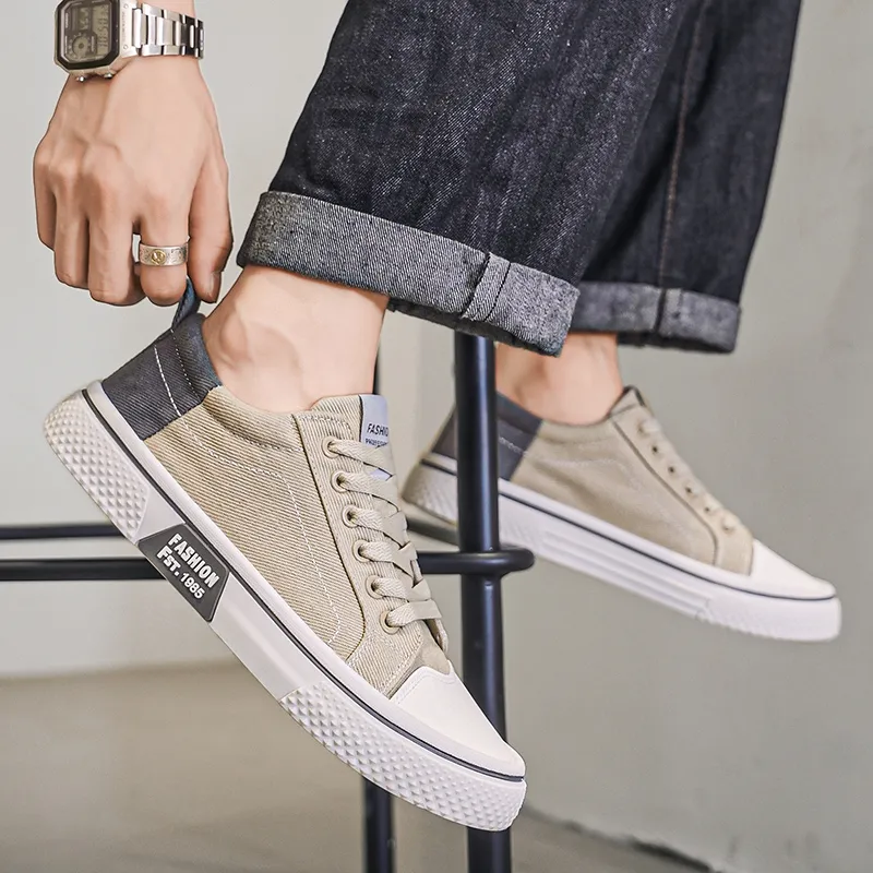 EGCHI Slip Resistant Low Top Skateboard Shoes Men's-5