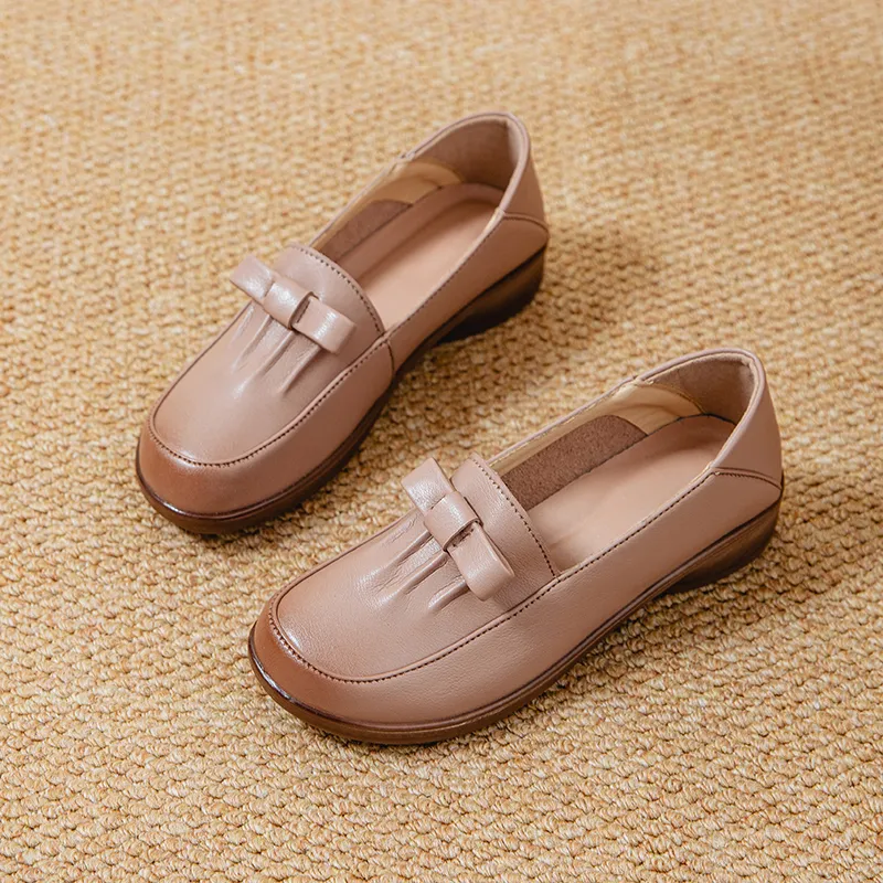EGCHI Loafers Women's Black/Beige/Pink-16
