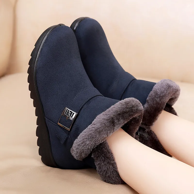 EGCHI Snow Boots Women's Black-4