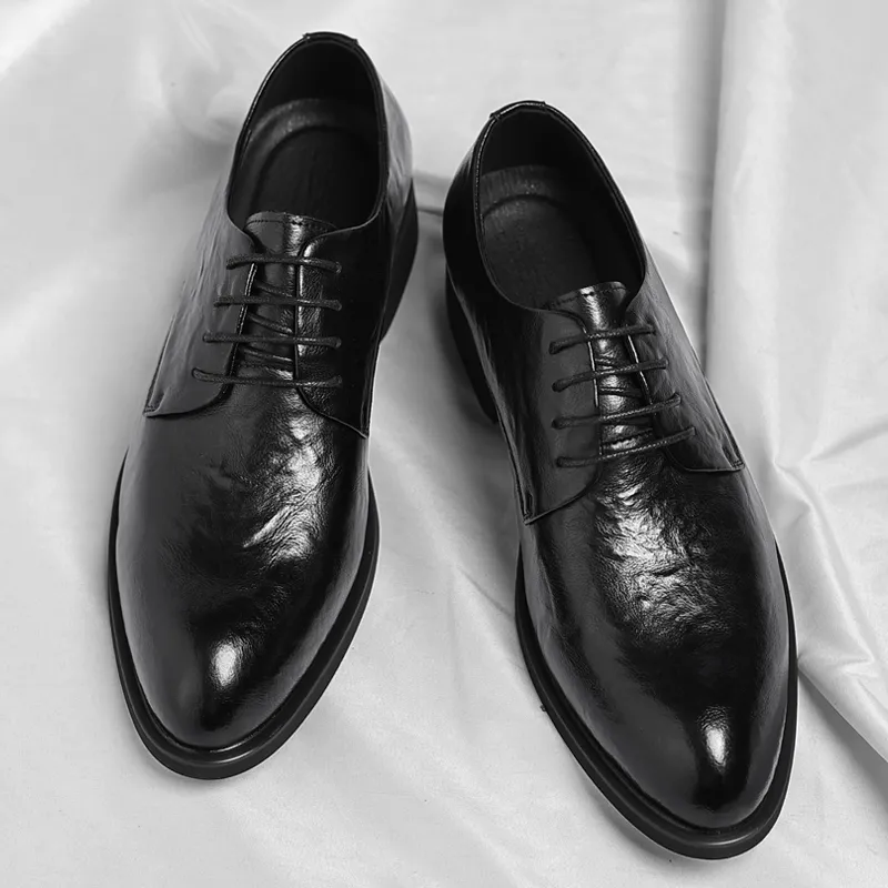EGCHI Dress Shoes Men Low Top-6