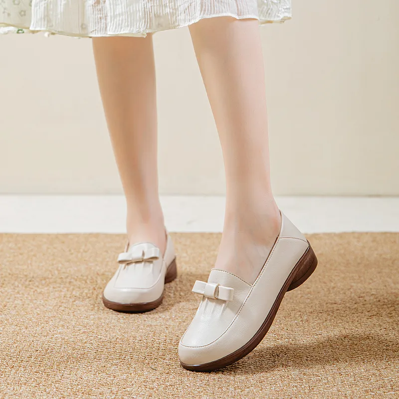 EGCHI Loafers Women's Black/Beige/Pink-10