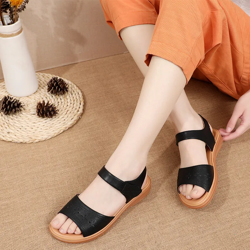Captain Illy Strap Sandals Women's Black-4