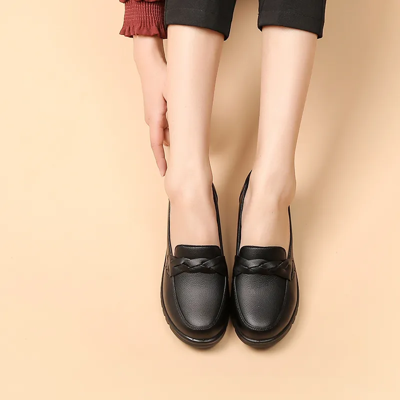 Captain Illy Casual Single Shoes Women's Black-1