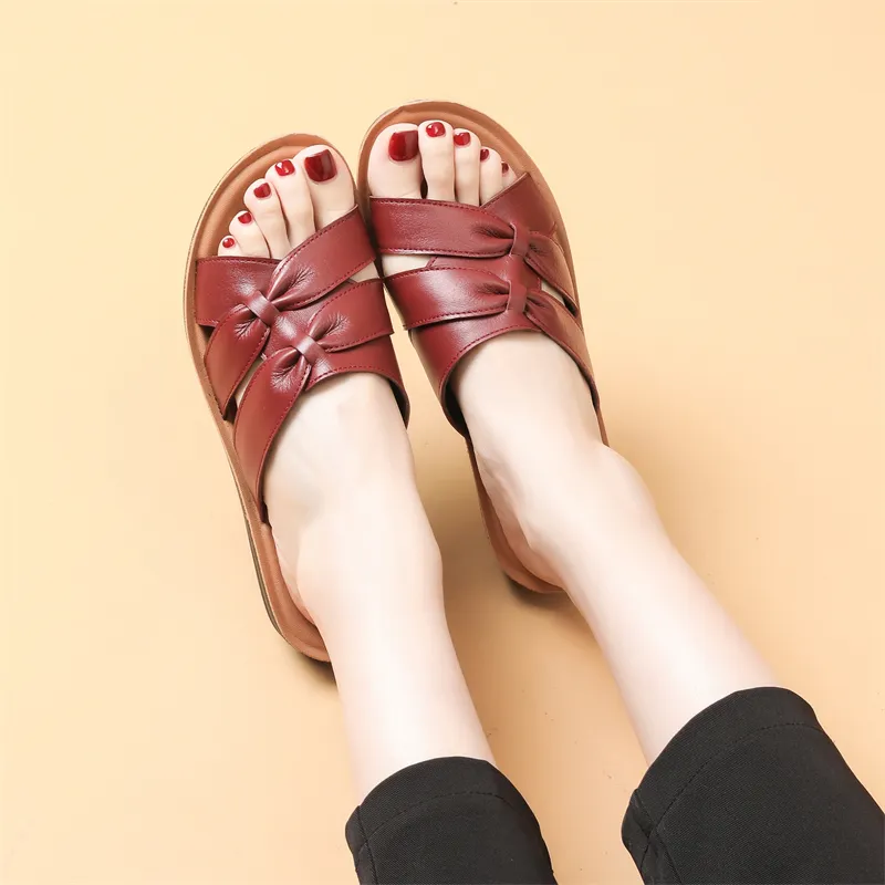EGCHI Rubber Sole Slide Slippers Women's-5