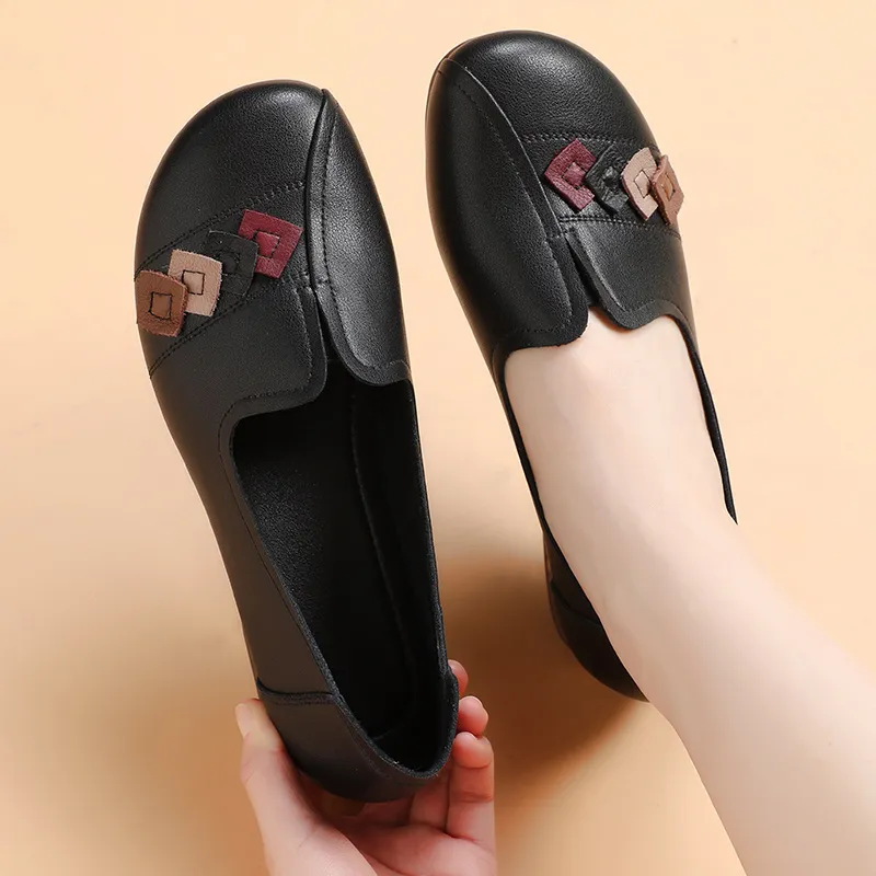 EGCHI Casual Single Shoes Women's Black-1