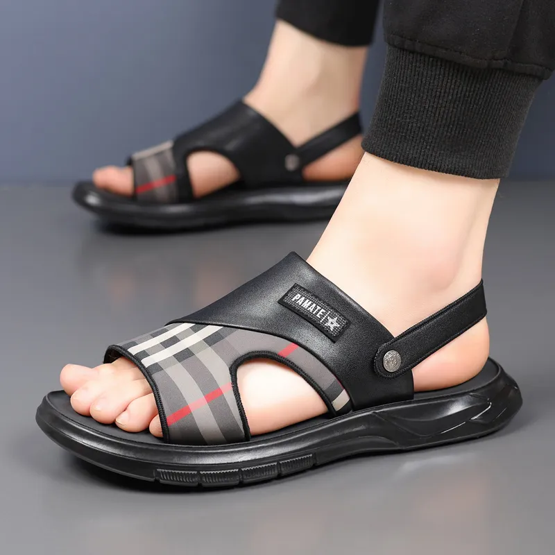 Captain Illy Beach Sandals Men's Black-6